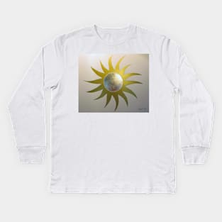 Golden mirror Kids Long Sleeve T-Shirt